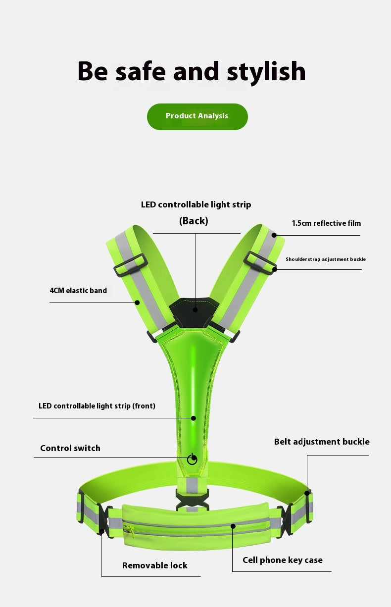 LUMEO Active LED Safety Vest